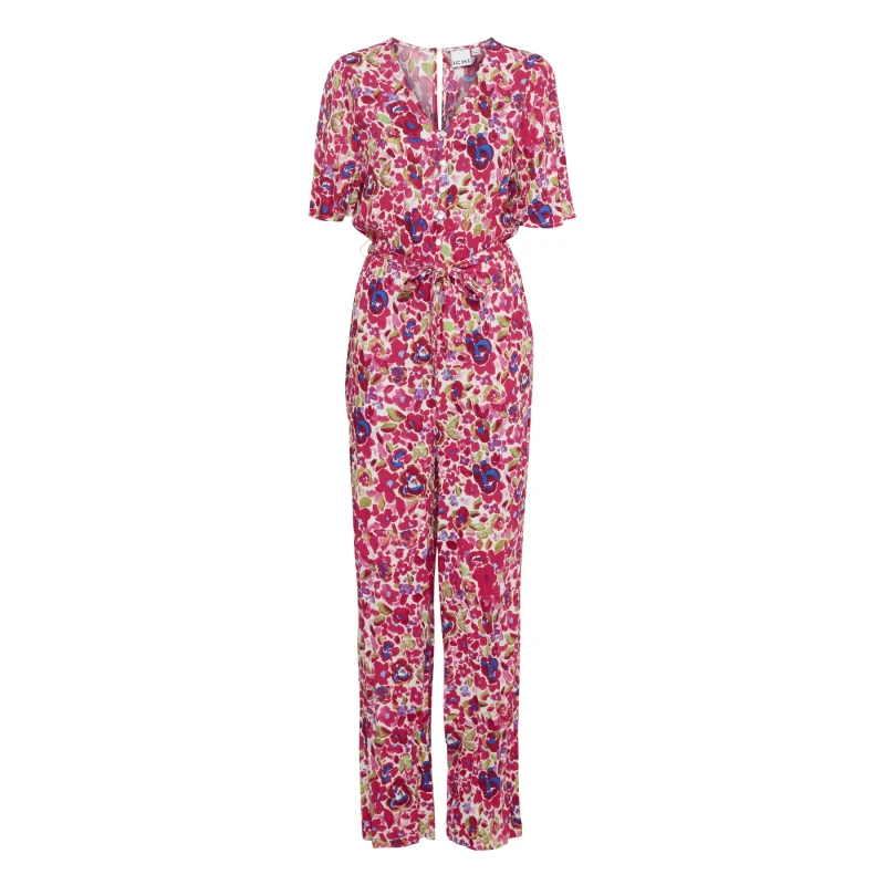 Image of Ichi Womens jumpsuit Ichi Marrakech AOP JS4 Rose Female L