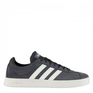 Image of adidas adidas VL Court Suede Ladies Trainers - Navy/White