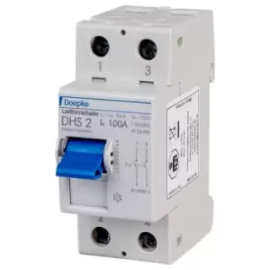 Image of Doepke 100A 2P Mains Isolator Switch