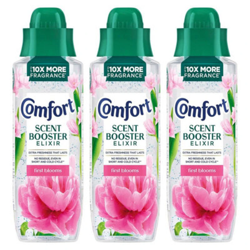 Image of Comfort Botanical Elixir First Blooms Bead-Infused Scent Booster 460Ml, 3 Pack