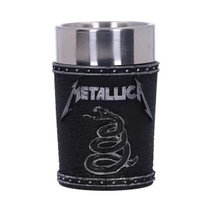 Image of The Black Album Metallica Shot Glass