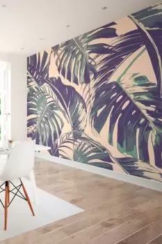 Image of Palm Leaves Wall Mural