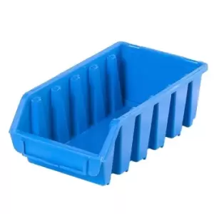 Image of Patrol Group Ergo L Box Plastic Parts Storage Stacking 116 x 212 x 75mm - Blue,