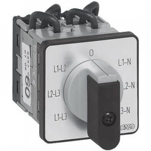 Image of Voltmeter changeover switch 16 A 360 Grey Bla