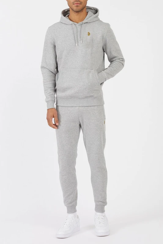 Image of Luke 1977 Luke 1977 Men Los Angeles Rome 1000 Tracksuit Set in Mid Grey Size: Medium Mid Grey M Male 5056386546828