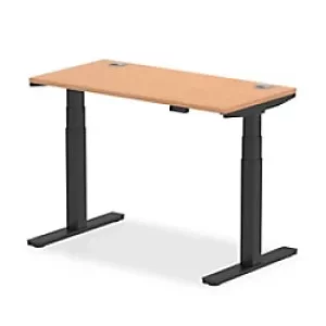 Image of Dynamic Left Hand Desk Impulse HASCP126BOAK Corner Desk MFC 1400 mm x 800 mm x 730 mm Maple