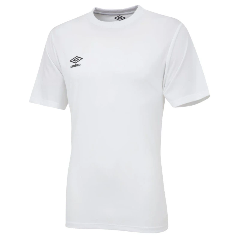 Image of Umbro Club Jersey in White Size: 11-12 Years White Unisex 11-12 Years