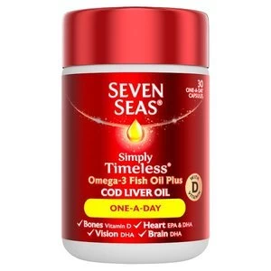 Image of Seven Seas Cod Liver Oil One A Day Capsules 30