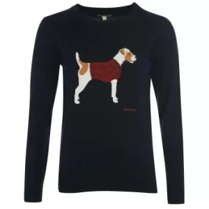 Image of Barbour Womens Saddle Knit Navy 8