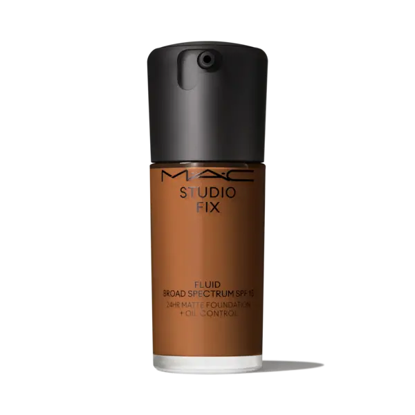 Image of MAC Studio Fix Fluid SPF 15 Foundation - C55 - Soft-Matte Finish - 24hr Medium-To-Full Coverage - 30ml - MAC Cosmetics
