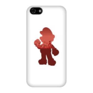 Image of Nintendo Super Mario Mario Silhouette Phone Case - iPhone 5C - Snap Case - Gloss