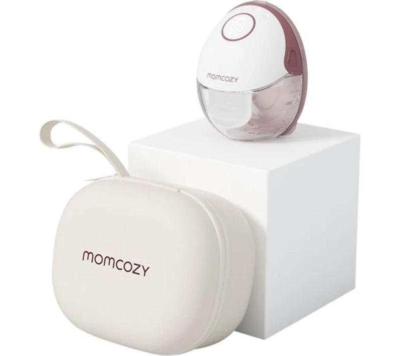 Image of MOMCOZY M6 Mobile Style Single Breast Pump - Pink & White 762765367285