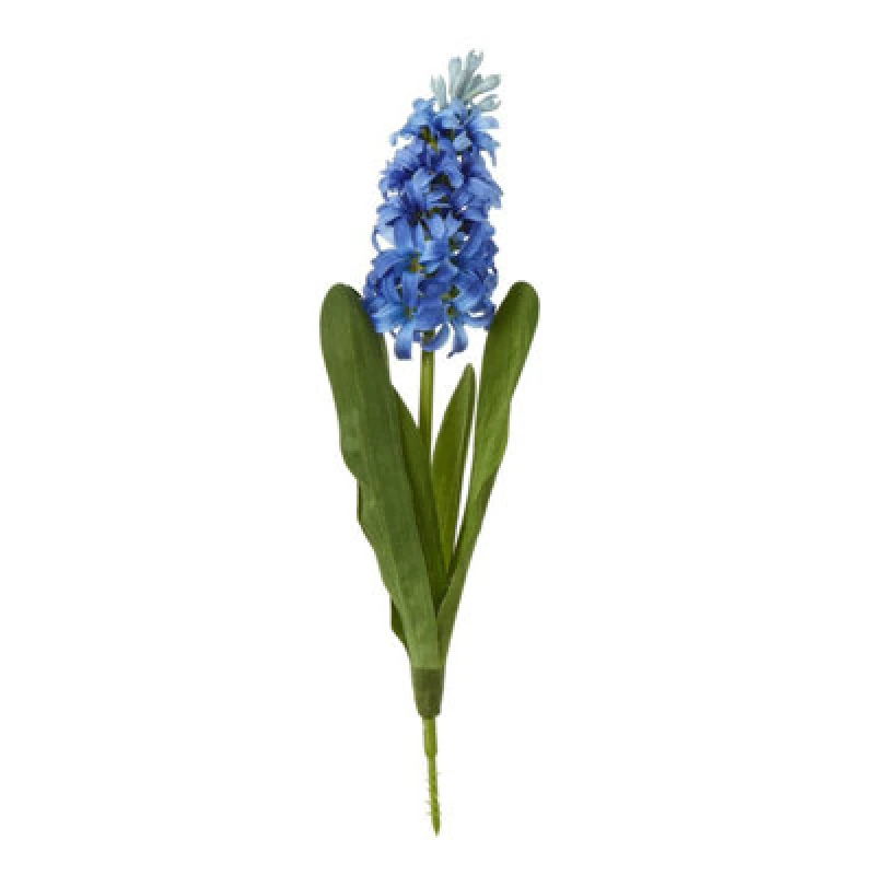 Image of Hill Interiors Hyacinth Stem Artificial Plant Blue (One Size)