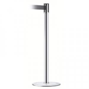 Image of Slingsby VFM Chrome Slimline Barrier With Black Webbing 333011