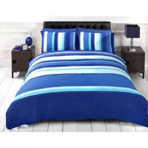 Image of Rapport Home Furnishings Single Detroit Duvet Set Blue