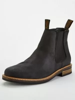 Image of Barbour Farsley Chelsea Boots Black Size 12 Men