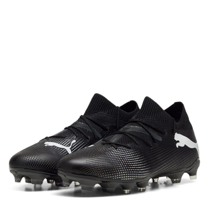 Image of Puma Future 7 Match Womens Firm Ground Football Boots - Black 3