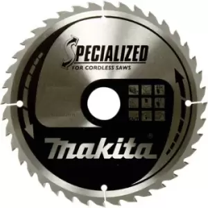 Image of Makita SPECIALIZED B-32904 Carbide metal circular saw blade 165 x 20 x 1mm Number of cogs: 24
