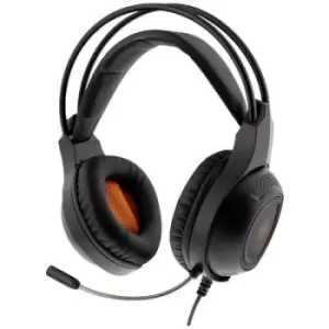 Image of DELTACO GAMING DH210 Gaming On-ear headset Corded (1075100) Stereo Black