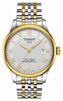 Image of Tissot Le Locle Powermatic 80 Two-Tone Stainless Steel Watch