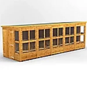 Image of Power Garden Shed 206PPPSDD Golden Brown 20x6