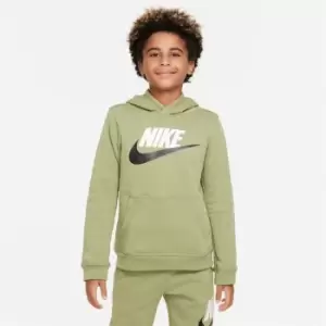 Image of Nike Club Fleece Pullover Hoodie Junior Boys - Green