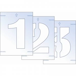 Image of Scan Number Stencil Kit 300mm