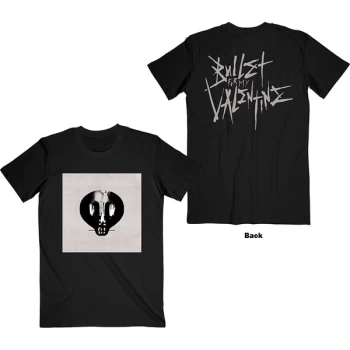 Image of Bullet For My Valentine - Album Cropped & Large Logo Unisex Medium T-Shirt - Black