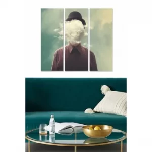 Image of MDF536001130 Multicolor Decorative MDF Painting (3 Pieces)