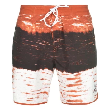 Image of Gul Retro Board Shorts Mens - Orange