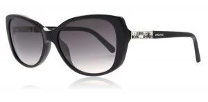 Image of Swarovski SK0124 Sunglasses Black 01B 56mm