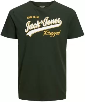 Image of Jack & Jones Logo Tee T-Shirt green