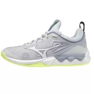 Image of Mizuno Wave Luminous 2 Netball Trainers - Grey