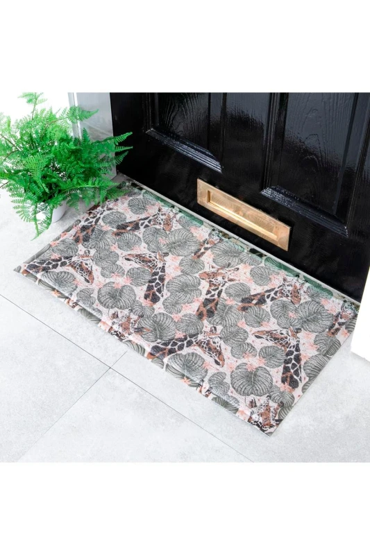 Image of Native Natural Giraffe Leaf Doormat (70 X 40Cm)