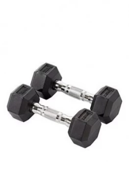 Image of York Rubber Hex Dumbbell Pair 2 X 2.5KG