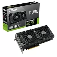 Image of Asus GeForce RTX 4070 Dual 12GB GDDR6X PCI-Express Graphics Card