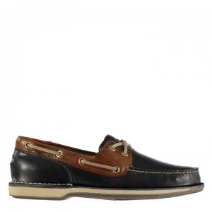 Image of Rockport Perth Shoes Mens - Navy/Dk Tan