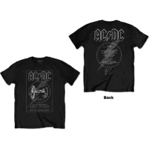 Image of AC/DC - FTATR 40th Monochrome Unisex Medium T-Shirt - Black