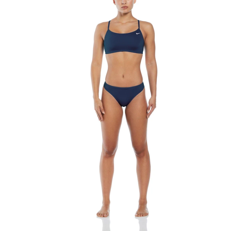 Image of Nike Racerback Bikini Set Womens - Blue Blue 8