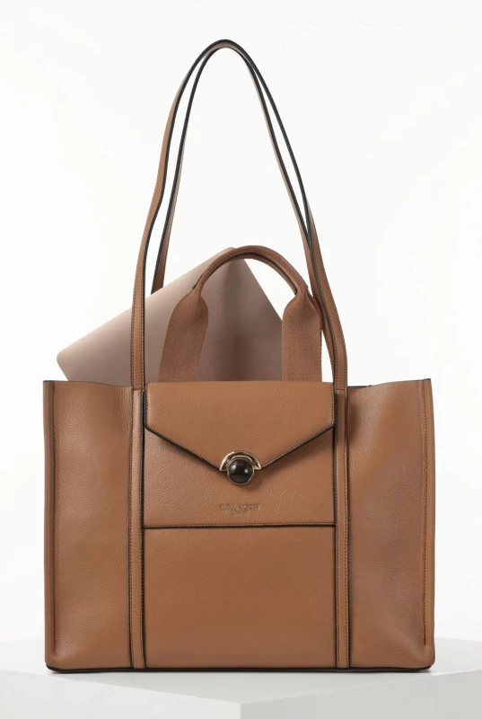 Image of Luella Grey Womens 'Darcy' Laptop Tote in Tan Tan Female