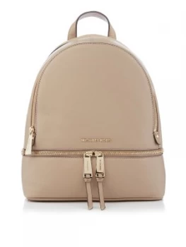 Image of Michael Kors Rhea zip medium backpack Dark Brown