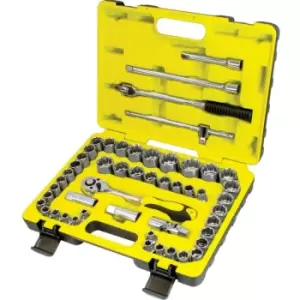 Image of 1/2' Square Drive Metric & AF & Whit Master 50 PC Set - Yamoto