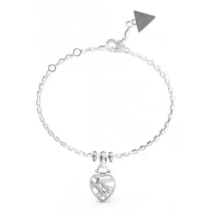 Image of Heart Cage Heart Cage Charm Bracelet UBB03100RHL