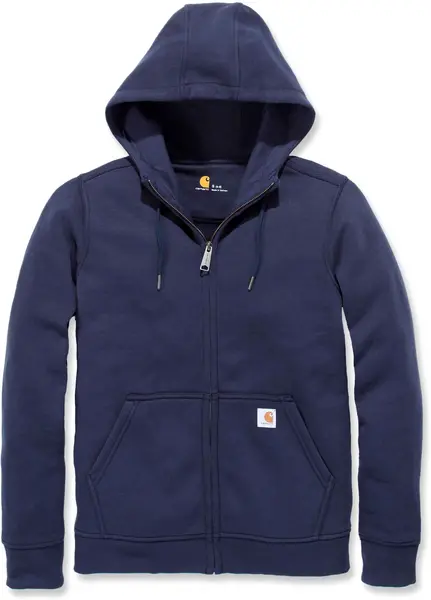 Image of Carhartt Clarksburg Full Zip Ladies Hoodie, blue, Size L for Women