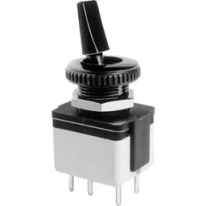 Image of APEM 4641A-22 Toggle switch 250 V AC 3 A 2 x Off/On latch