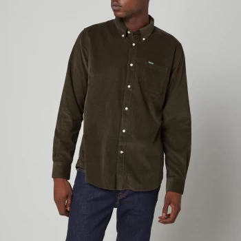 Image of Barbour Mens Ramsey Tailored Shirt - Forest - L