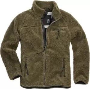 Image of Brandit Teddyfleece Jacket, green, Size S, green, Size S