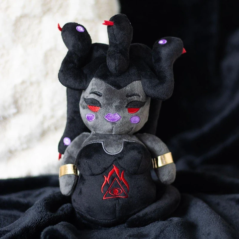Image of Something Different Medusa Plush Toy - Black One Size