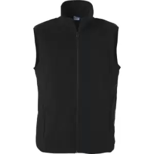 Image of Clique Unisex Adult Basic Polar Fleece Vest Top (XL) (Black)
