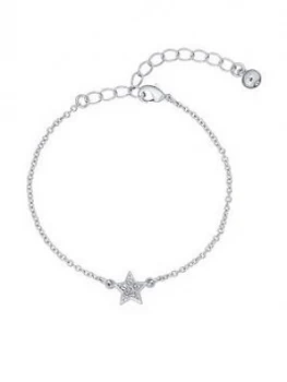 Image of Ted Baker Safroh: Pave Shooting Star Bracelet - Silver, Women